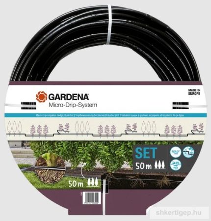 Gardena MD csepegtető cső készlet 
növénysorokhoz, süllyeszthető 13mm/50m