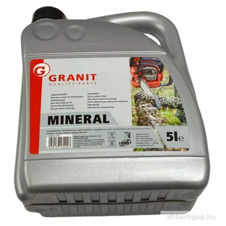 GRANIT ásványolaj alapú lánckenő olaj, 5 liter ISO VG 100