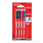   Milwaukee INKZALL™ Filctoll 0,6 mm hegyű Színes (4 darabos kiszerelés) 1 db
