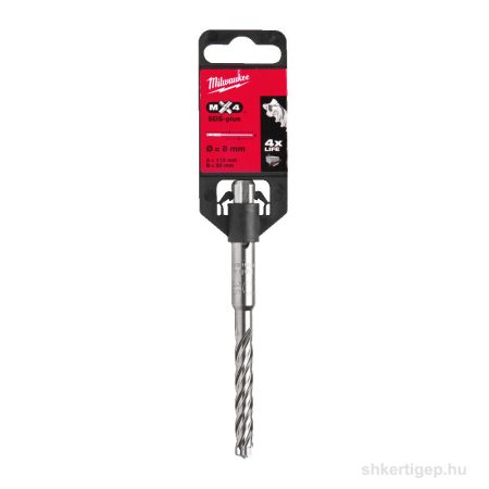 Milwaukee MX4 SDS-Plus 4 élű fúrószár  8 x 50/110 mm  1 db