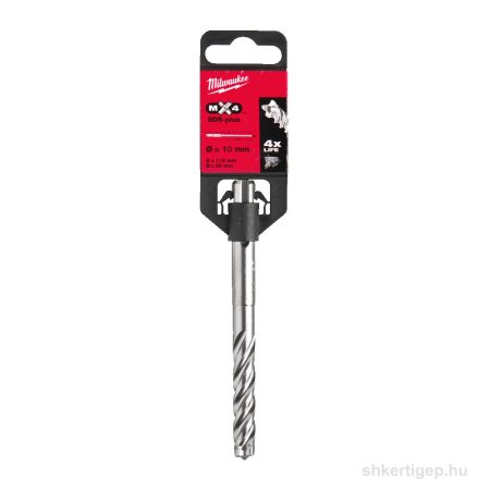 Milwaukee MX4 SDS-Plus 4 élű fúrószár  10 x 50/110 mm  1 db