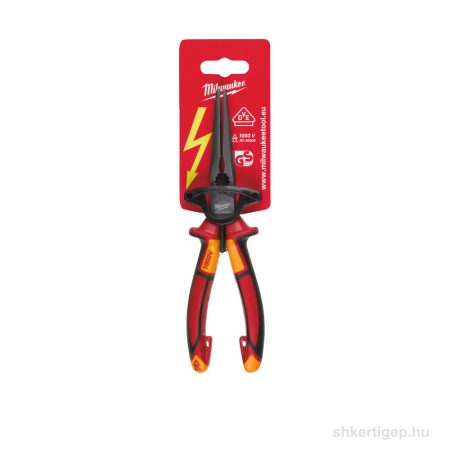 Milwaukee VDE Hosszúcsőrű kerek fogó 205 mm - 1 db