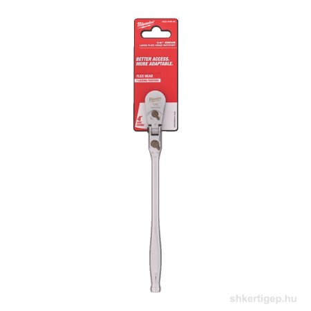 Milwaukee 1/4' Racsnis csuklós hajtókar hosszított 228,6 mm - 1 db