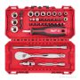 Milwaukee 1/4' Racsnis dugókulcs készlet 38 részes
