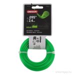 Damil 2.4mm kerek Oregon  15 m zöld akasztóval