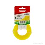 Damil 2.4mm szögletes Oregon  15m sárga akasztóval