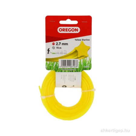 Damil 2.7mm csillag Oregon  15m sárga akasztóval