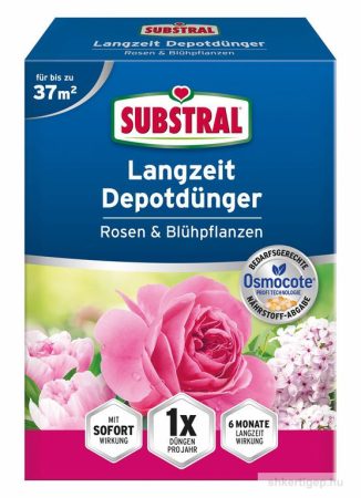 Substral Osmocote Hosszú hatástartamú trágya rózsákhoz-és virágzó növ.-hez 1,5kg