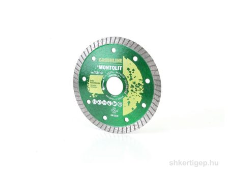 MONTOLIT TCS115E TUR.D.gyémánt tárcsa kerámiához O 115 mm