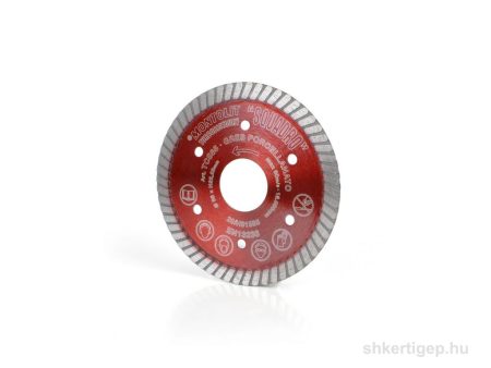 MONTOLIT TCS85 Red Line vágókorong porcelán felületű csempéhez  O 85 mm M22.2