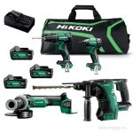 Hikoki KC18DE-WHZ DS18DE+WH18DC+G1813DA+DH1826DA Erőcsomag
